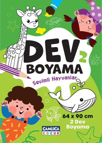 Dev Boyaması - 2 (Sevimli Hayvanlar)