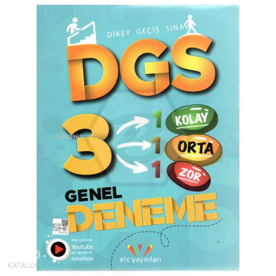 DGS 1 Kolay 1 Orta 1 Zor Video Çözümlü 3 Genel Deneme