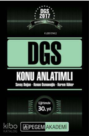 DGS Konu Anlatımlı 2017