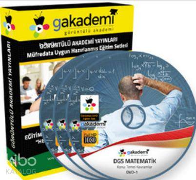 DGS Matematik Çözümlü Soru Bankası Eğitim Seti 26 DVD
