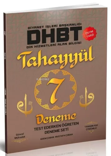 DHBT 7 Deneme Çözümlü - Kitapiks.com