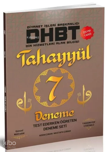 DHBT 7 Deneme Çözümlü