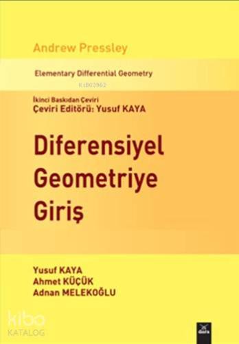 Diferensiyel Geometriye Giriş - Kitapiks.com