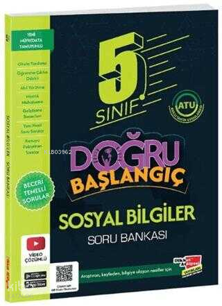 Dikkat Atölyesi 5. Sınıf Sosyal Bilgiler Doğru Başlangıç Soru Bankası