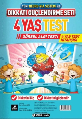 Dikkati Güçlendirme Seti 4 Yaş Test - Kitapiks.com