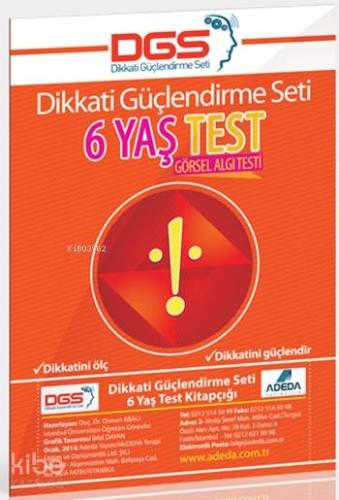 Dikkati Güçlendirme Seti (6 Yaş) Test; Görsel Algı Testi