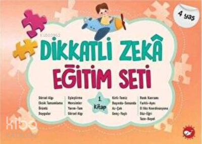 Dikkatli Zeka Eğitim Seti 1. Kitap (4 Yaş)