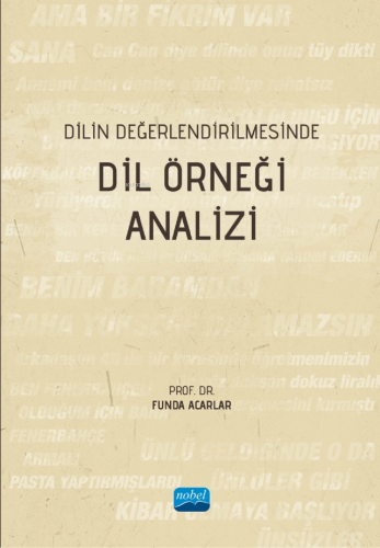 Dilin Değerlendirilmesinde Dil Örneği Analizi - Kitapiks.com
