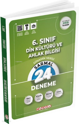 Dinamo 6. Sınıf Din Kültürü ve Ahlak Bilgisi Sarmal 24 lü Deneme Dinamik Serisi