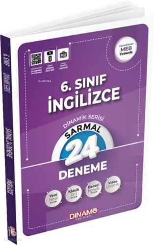 Dinamo 6. Sınıf İngilizce Sarmal 24 lü Deneme Dinamik Serisi