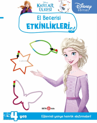 Disney Eğitsel Karlar Ülkesi El Becerisi Etkinlikleri Yazıya Hazırlık