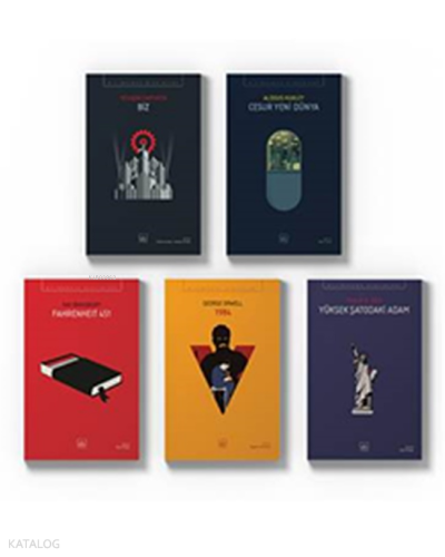 Distopya Seti (Fahrenheit 451, Cesur Yeni Dünya,  Yüksek Şatodaki Adam, 1984, Biz)