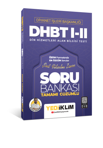 Diyanet İşleri Başkanlığı DHBT I-II Tamamı Çözümlü Soru Bankası - Kita