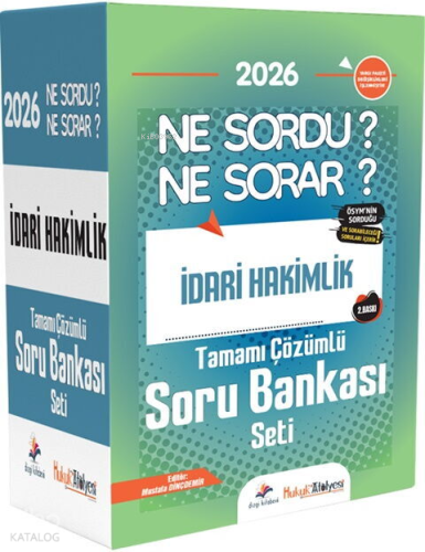 Dizgi Kitap 2026 Hukuk Atölyesi İdari Hakimlik Ne Sordu Ne Sorar Tamam