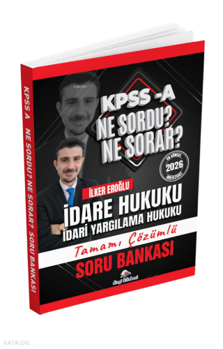 Dizgi Kitap 2026 KPSS A İdare Hukuku Ne Sordu Ne Sorar Tamamı Çözümlü 