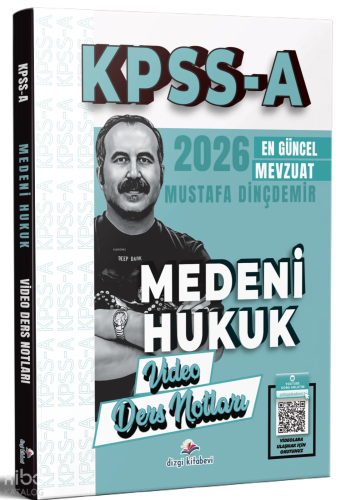 Dizgi Kitap 2026 KPSS A Medeni Hukuk Video Ders Notları