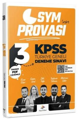 Dizgi Kitap 2026 KPSS ÖSYM'nin Provası Türkiye Geneli Tamamı PDF Çözümlü 3 Deneme Sınavı