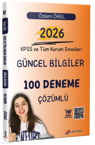 Dizgi Kitap 2026 KPSS ve Tüm Kurum Sınavları Güncel Bilgiler Tamamı PDF Çözümlü 100 Deneme Sınavı
