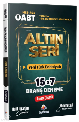 Dizgi Kitap 2026 MEB AGS ÖABT Altın Seri Türkçe Öğretmenliği - Türk Dili ve Edebiyatı Öğretmenliği Yeni Türk Edebiyatı Tamamı Çözümlü 7 Deneme Sınavı