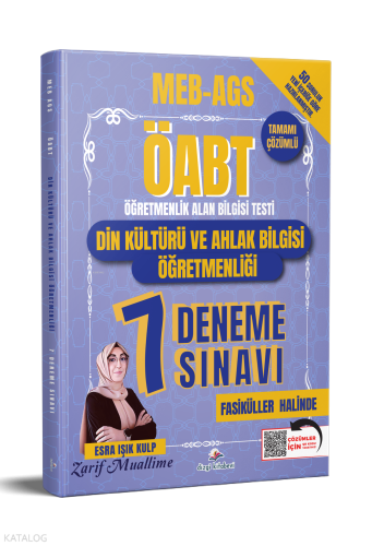 Dizgi Kitap 2026 Meb Ags ÖABT Din Kültürü ve Ahlak Bilgisi Öğretmenliğ