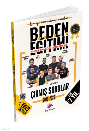 Dizgi Kitap 2026 ÖABT MEB-AGS Beden Eğitimi Öğretmenliği Çıkmış Sorular Son 7 Yıl Konularına Göre Çözümlü