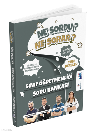 Dizgi Kitap 2026 ÖABT MEB-AGS Sınıf Öğretmenliği Ne Sordu Ne Sorar Soru Bankası Çözümlü