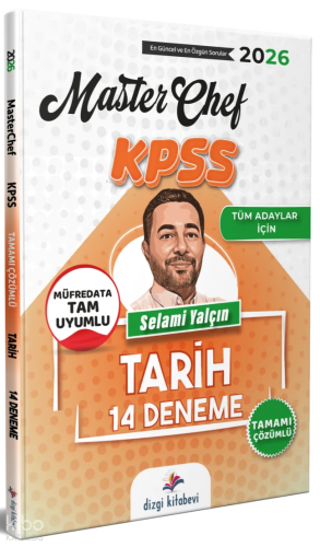 Dizgi Kitap 2026 Tüm Adaylar İçin MasterChef KPSS Tarih Tamamı Çözümlü
