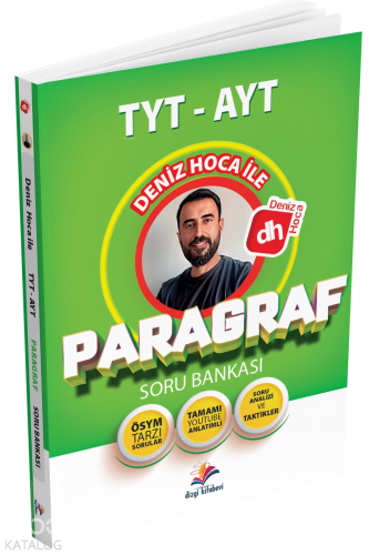 Dizgi Kitap Deniz Hoca TYT - AYT Paragraf Soru Bankası