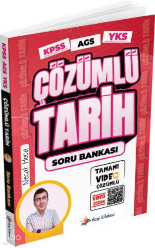 Dizgi Kitap KPSS MEB AGS YKS E-KPSS Tamamı Video Çözümlü Tarih Soru Bankası