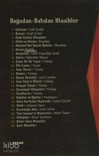 Doğudan - Batıdan Klasikler (25 Kitap Takım)