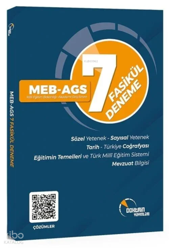 Doktrin MEB-AGS Tüm Dersler 7 Deneme Çözümlü