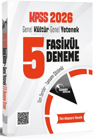 Doktrin Yayınları 2026 KPSS 5 Fasikül Deneme (Tamamı Çözümlü)