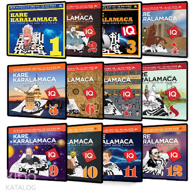 Dünya Beyin Olimpiyatları Kare Karalamaca Serisi (12 Kitap Takım)