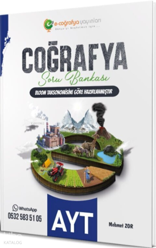 E - Coğrafya Yayınları AYT Coğrafya Soru Bankası