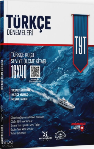 Edebiyat Denizi TYT Türkçe 16 x 40 Branş Denemeleri
