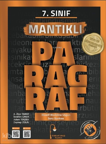 Edebiyat Sokağı 7. Sınıf Paragraf Mantıklı Soru Bankası