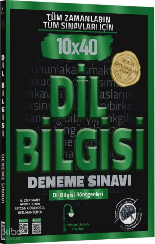 Edebiyat Sokağı Tüm Zamanların Tüm Sınavları İçin Dil Bilgisi 10 x 40 Deneme Sınavı