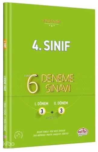 Editör 4. Sınıf 6 Deneme Sınavı Editör
