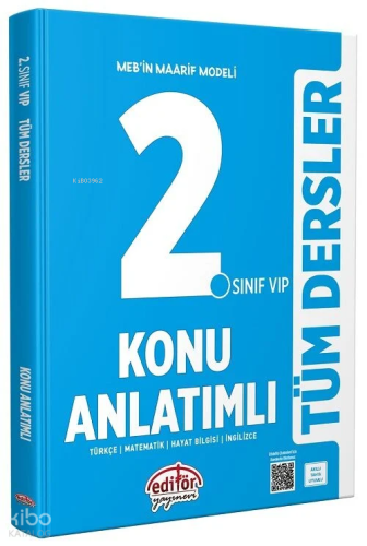 Editör Yayınevi 2. Sınıf  VIP Tüm Dersler Tüm Dersler Konu Anlatımlı
