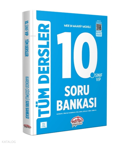 Editör Yayınları 10. Sınıf VIP Ttüm Dersler Soru Bankası