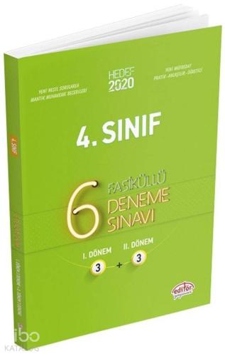 Editör Yayınları 4. Sınıf 6 Deneme Sınavı Editör