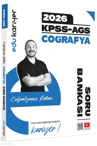 Edu Kariyer Coğrafyanın Kodları 2026 KPSS-AGS Coğrafya Video Çözümlü Soru Bankası