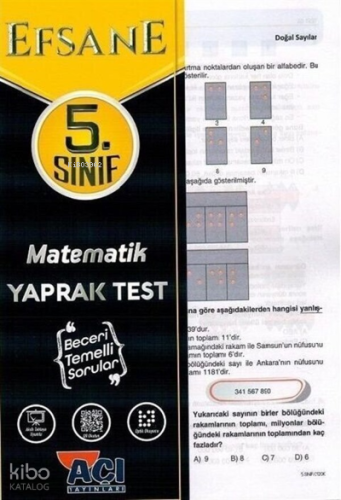 Efsane Yayınları 5. Sınıf Matematik Yaprak Test
