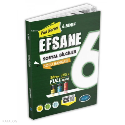 Efsane Yayınları 6.Sınıf Full Serisi Sosyal Bilgiler Soru Bankası
