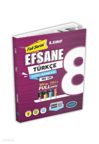 Efsane Yayınları 8. Sınıf LGS Türkçe Soru Bankası Full Serisi