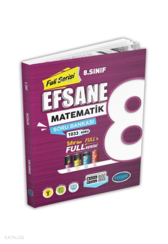 Efsane Yayınları 8.Sınıf Matematik Soru Bankası Full Serisi