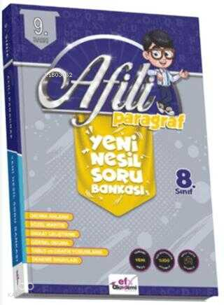 EFX Akademi 8 Sınıf Paragraf Afili Soru Bankası EFX Akademi Yayınları