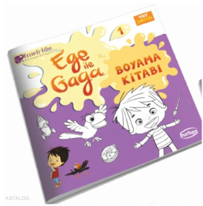 Ege İle Gaga Boyama Kitabı 1