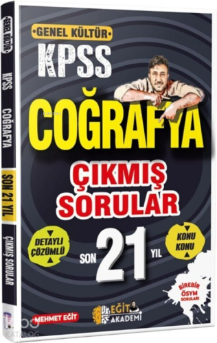 Eğit Akademi KPSS Coğrafya Son 21 Yıl Çıkmış Sorular