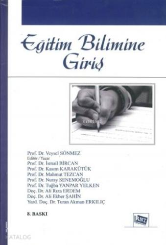 Eğitim Bilimine Giriş